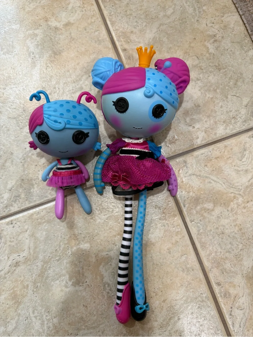 Lalaloopsy Sisters Princess Anise & Fairy Lilac - 2 Doll Set RARE